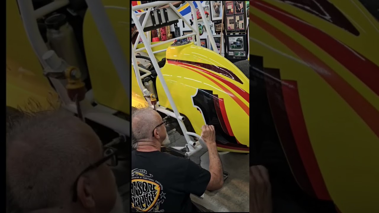 Finished with the lettering/striping towards the restoration of the 1981