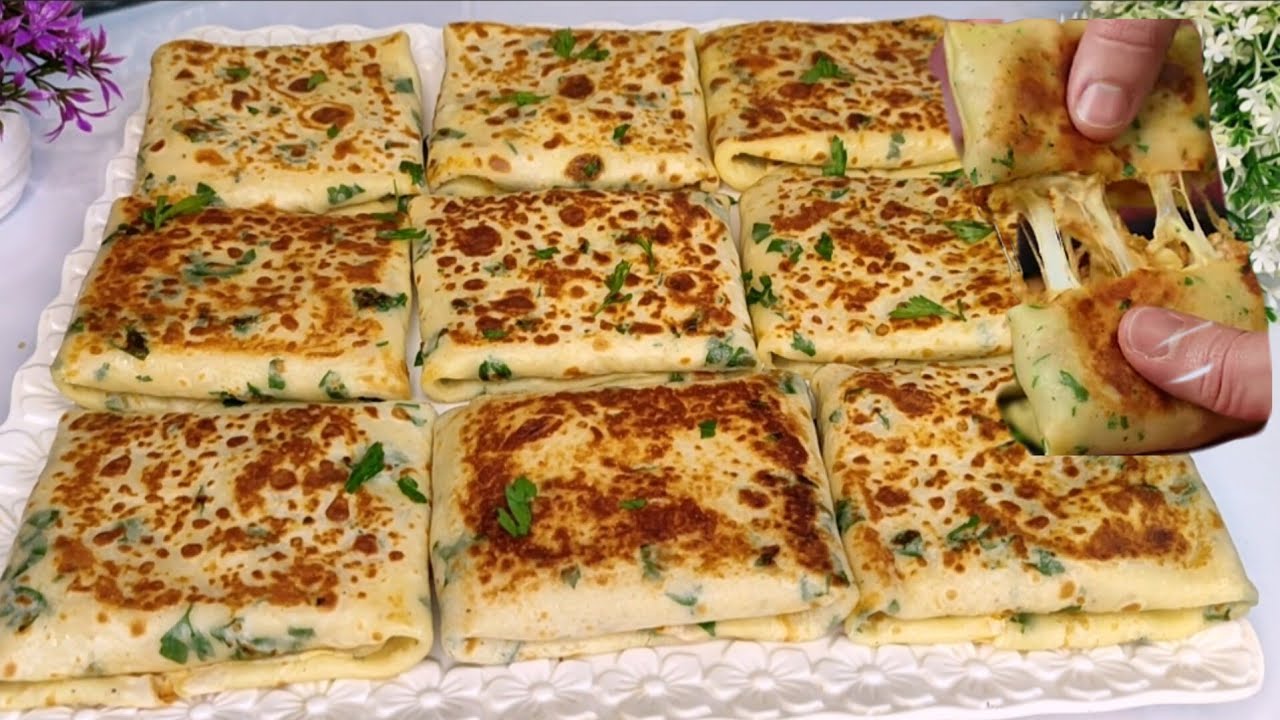 كريب مالح معمر بحشوة اقتصادية👌أسهل اروع مايكون شكلا ومذاقا بكمية وفيرة بنتهم خطيرة😋