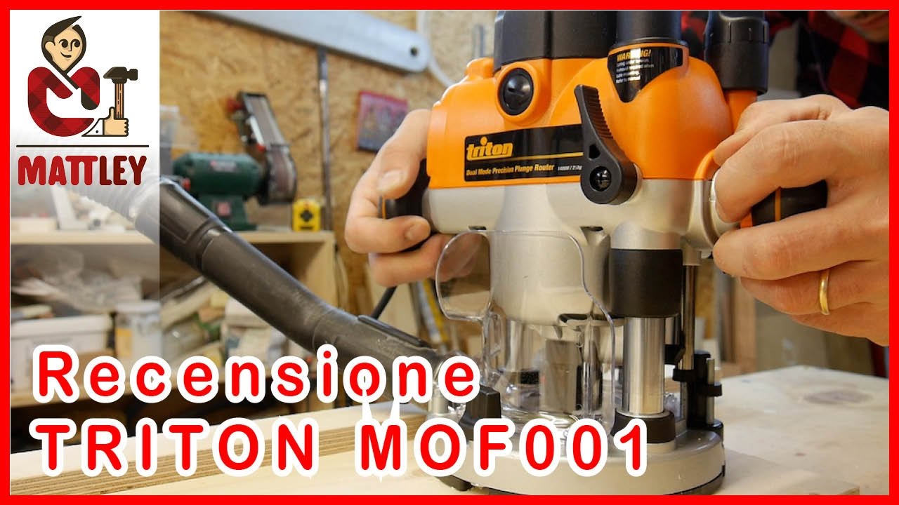 Recensione fresatrice verticale Triton MOF001 con doppia modalità