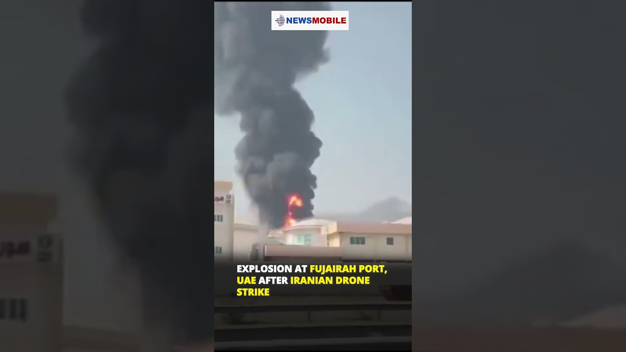 Explosion at Fujairah Port, UAE After Iranian Drone Strike