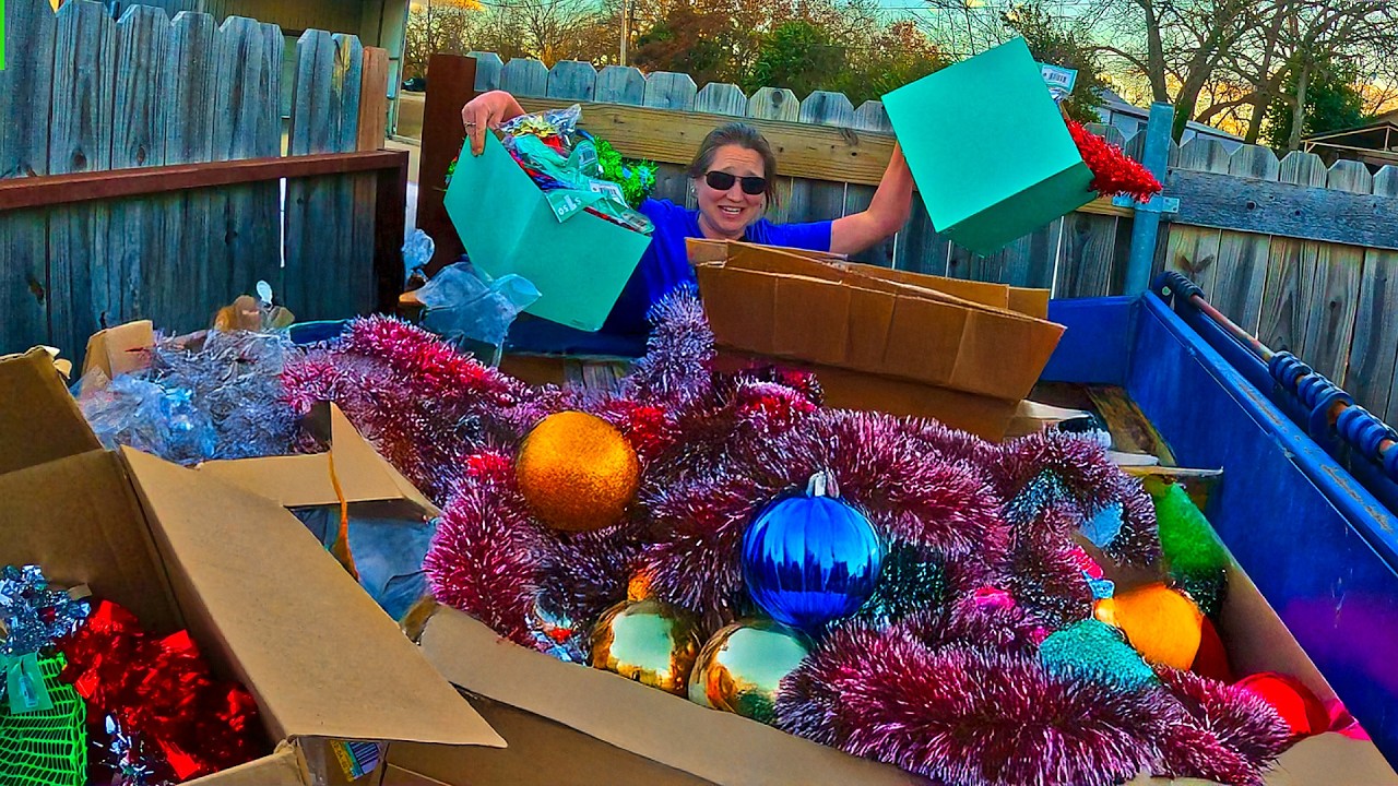 These Stores Threw Out Their ENTRIRE Christmas Inventory!