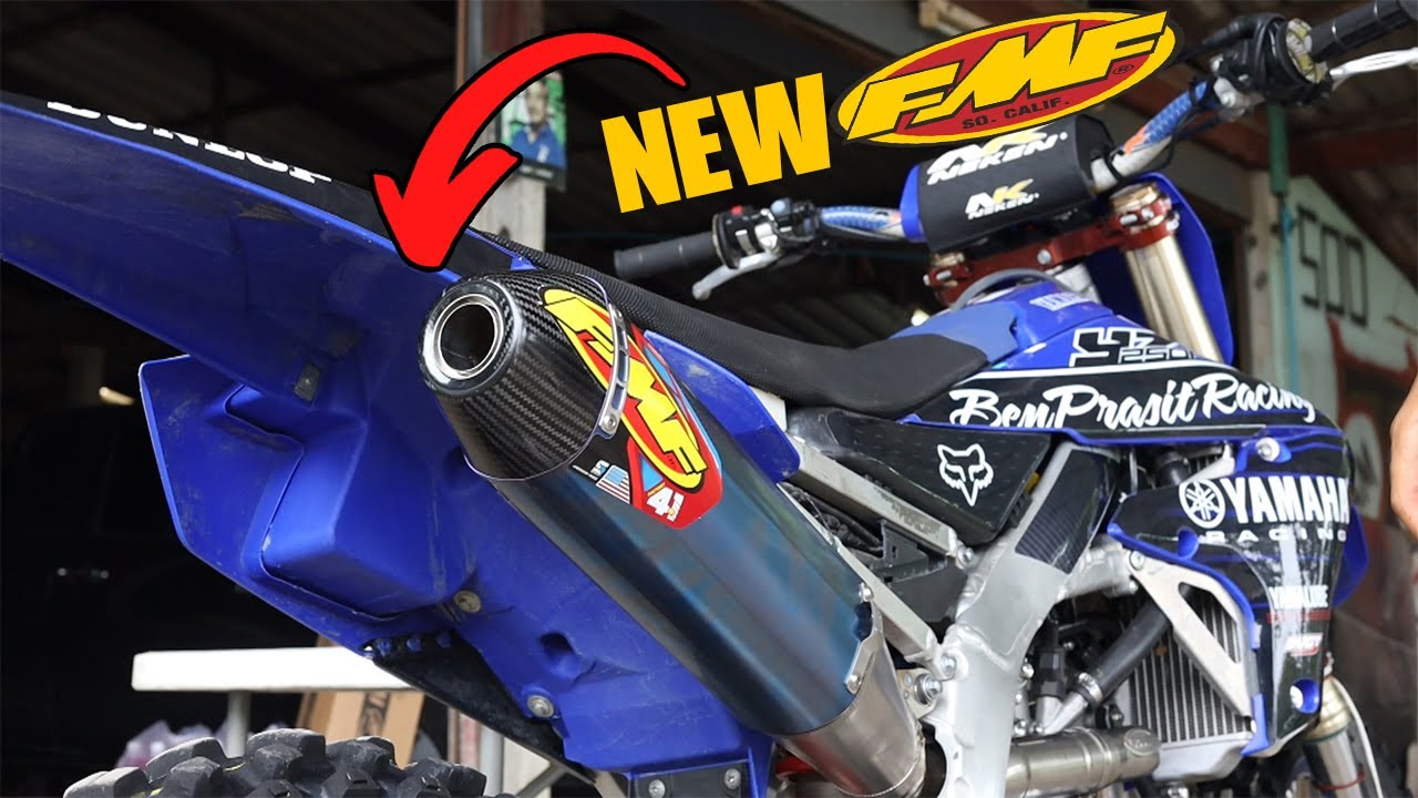 New FMF 4.1 FULL TITANIUM SYSTEM for YZ250F 2021 (SOUND CHECK, UNBOX,INSTALL)