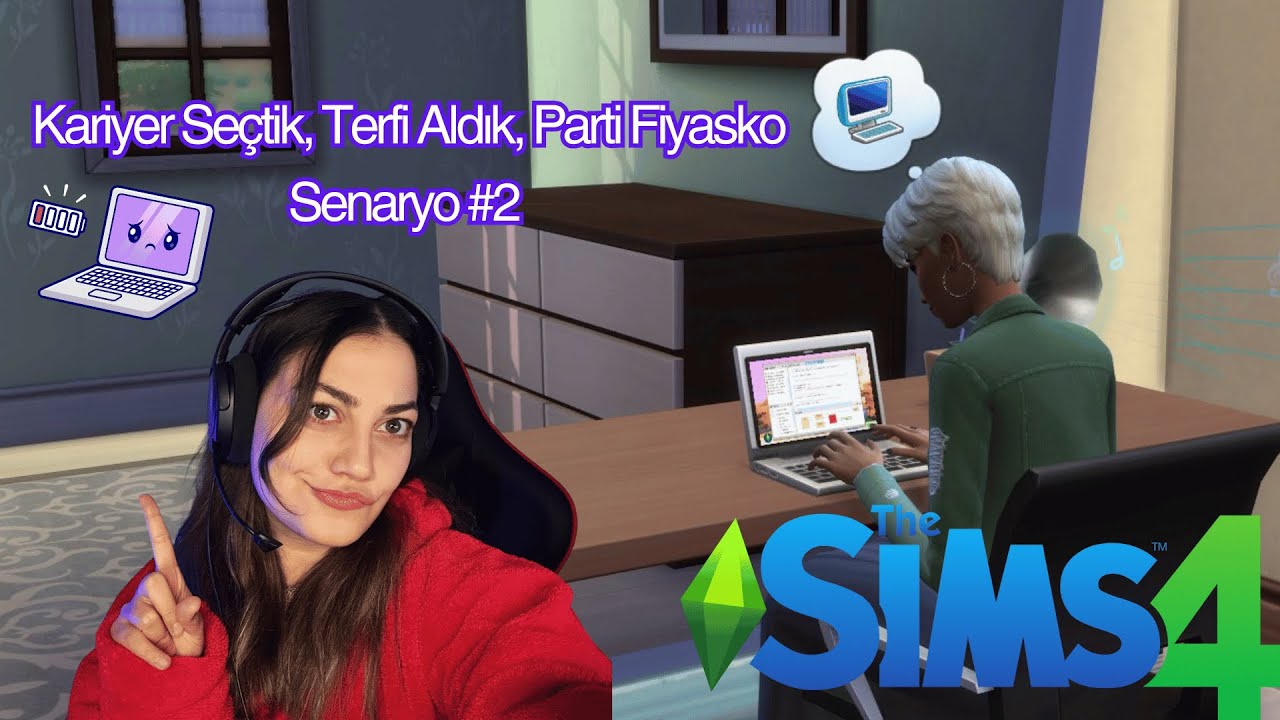 Kariyer Seçtik, Terfi Aldık, Parti Fiyasko 😅 | Sims 4 #2