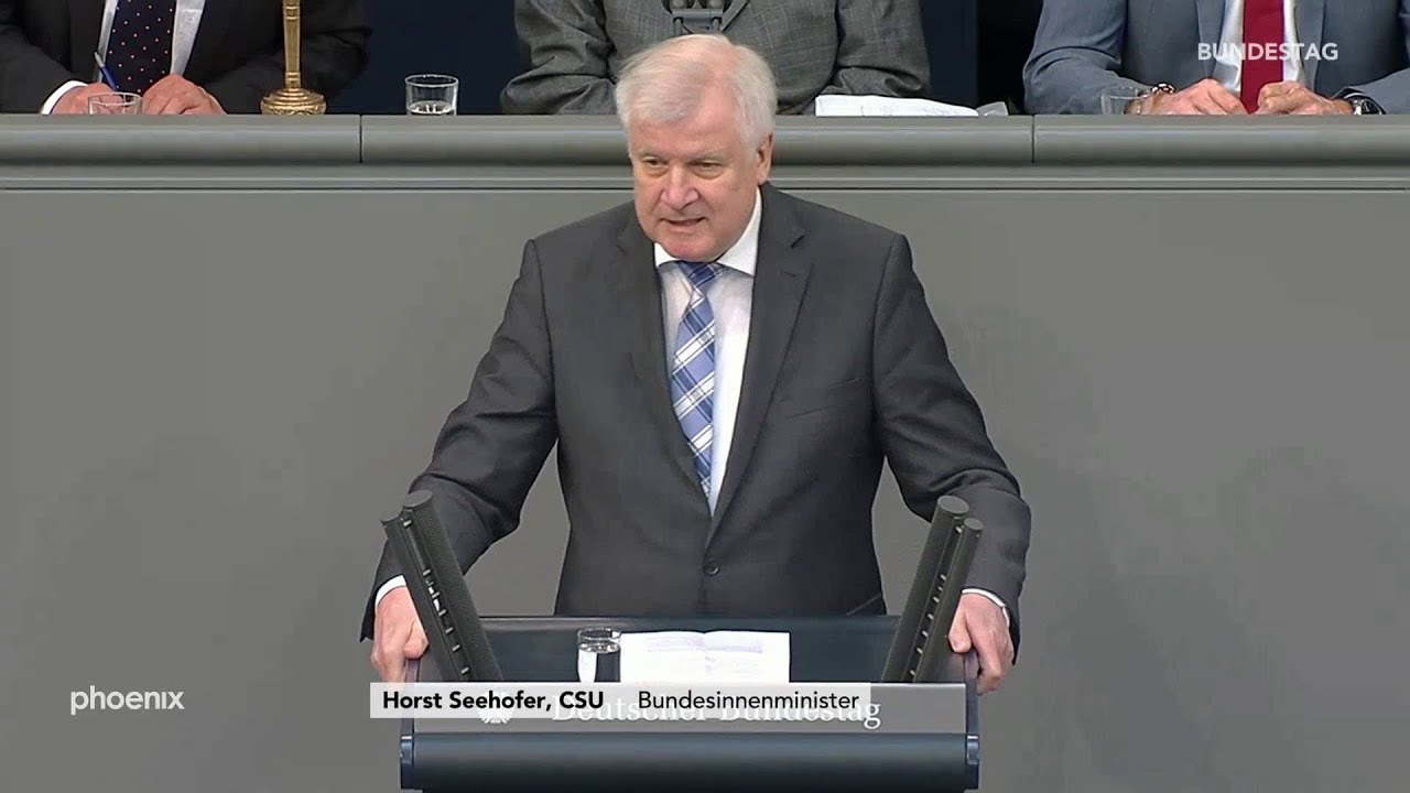 Bundestagsdebatte zum  Asylrecht, Rede von Bundesinnenminister Horst Seehofer am 07.06.19