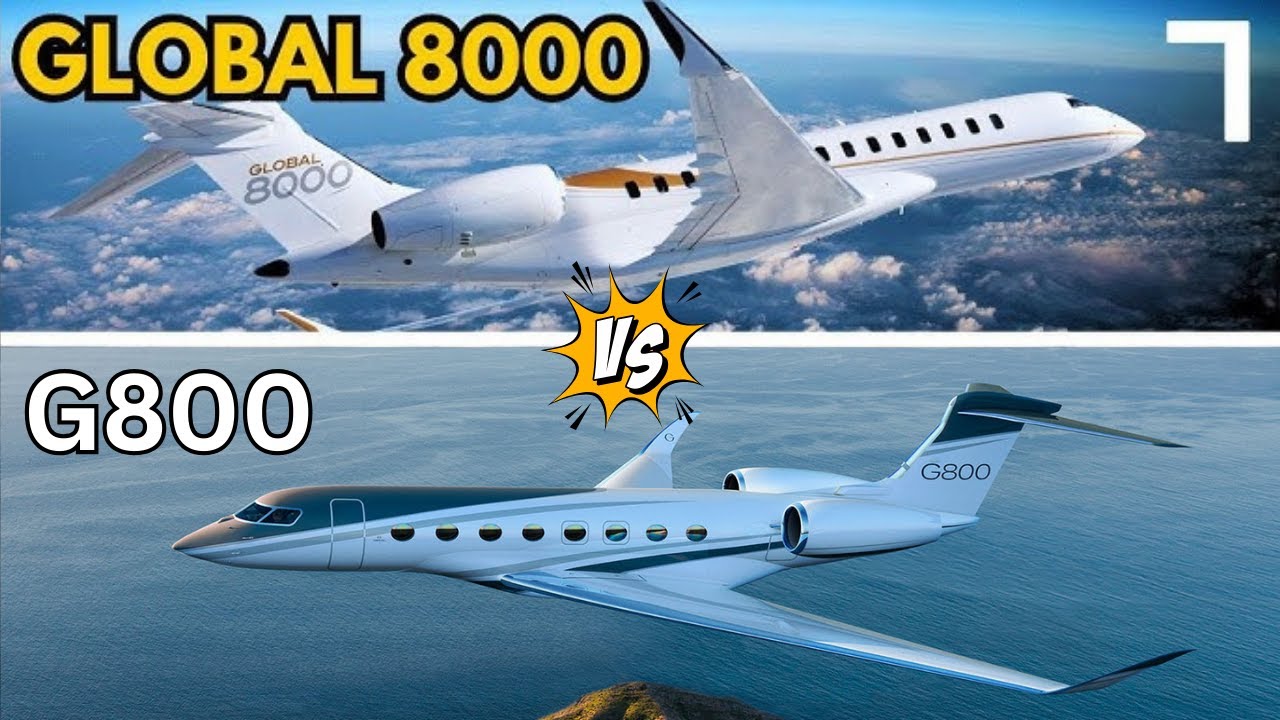 Bombardier Global 8000 и Gulfstream G800 | Сравнение высшей роскоши в небе!