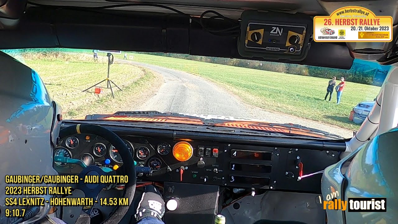 2023 HERBST RALLYE I Gaubinger/Gaubinger AUDI QUATTRO I SS4 Lexnitz - Hohenwarth - 14.53 km 9:10.7
