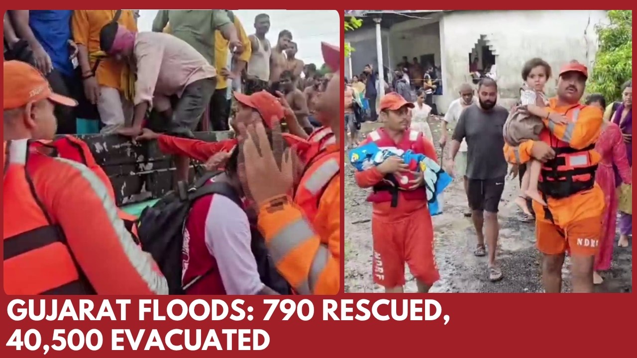 Gujarat floods: Army evacuates 790 as over 40,500 shifted to safety