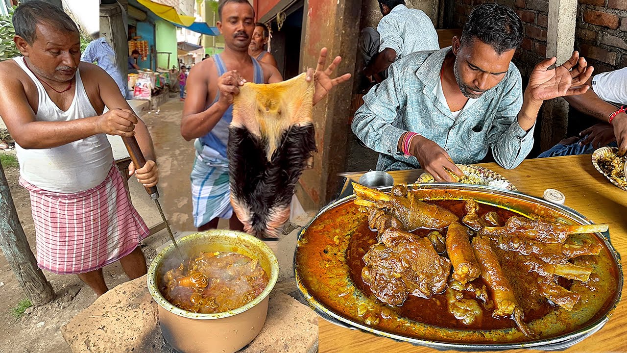 लोग घंटो इंतजार करते हैं टनटन होटल का Mutton खाने के लिए ₹160/- में Unlimited मटन चावल, Kharagpur