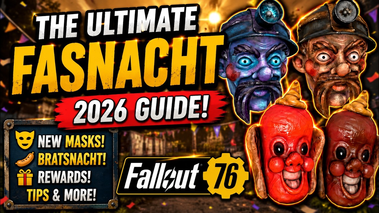 👀 Полный гайд по Fasnacht 2026! Новые маски, Bratsnacht и награды | Fallout 76