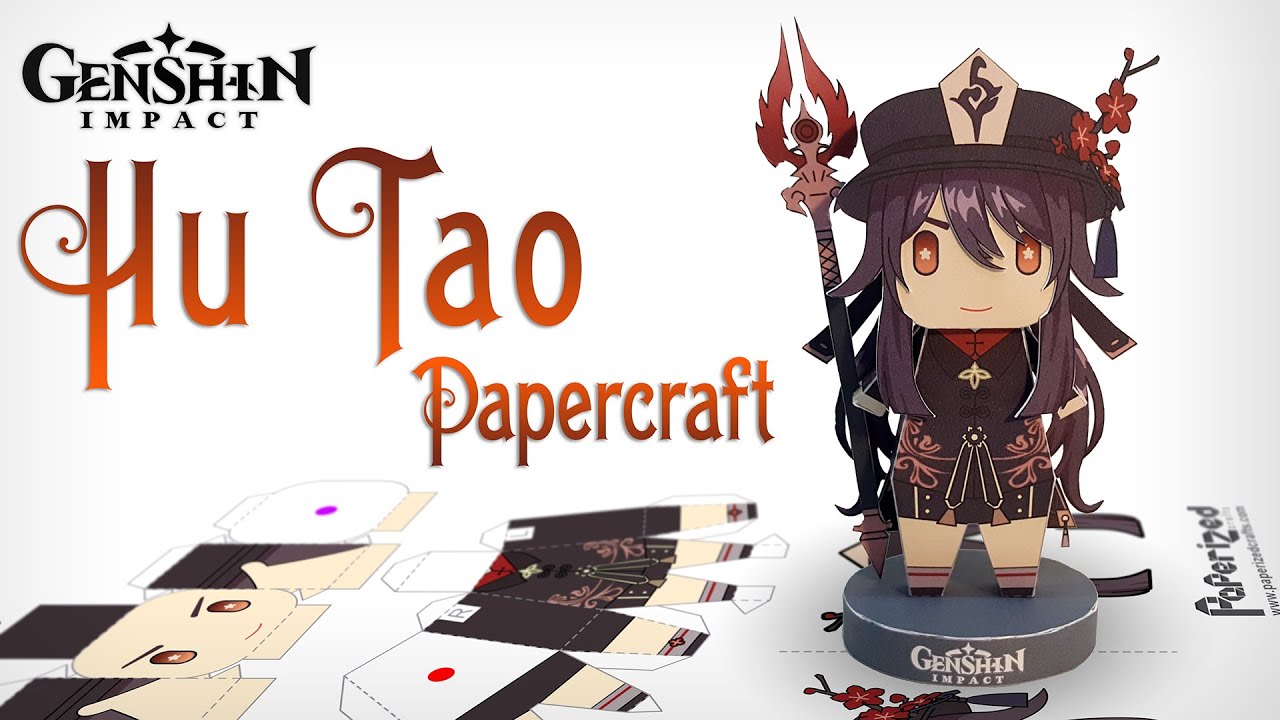 Genshin Impact: Hu Tao Paperized