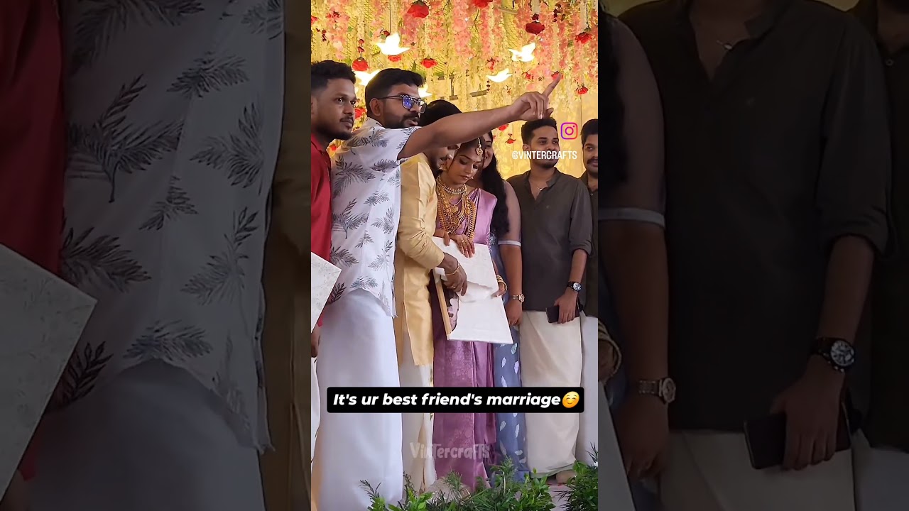 It's ur best friend's marriage 🎊          Surprise them with us 