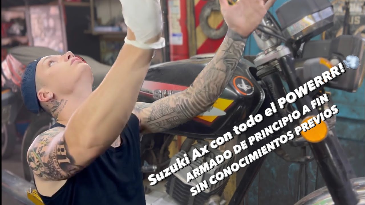 SUZUKI Ax CON TODO EL POWERRR | Armado de principio a fin 110/115cc 💨🤪