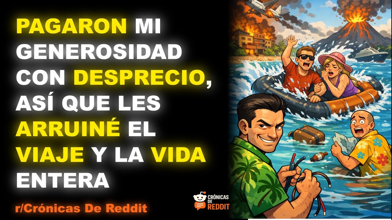 Pagaron mi generosidad con desprecio, as&iacute; que les arruin&eacute; el viaje y la vida entera
