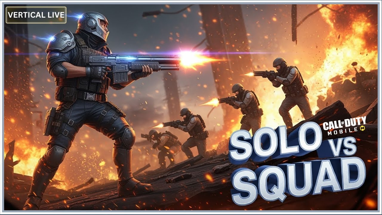 SOLO vs SQUADS | CALL OF DUTY MOBILE LIVE