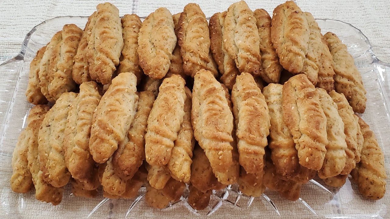 طريقة تحضير المعكرون البلدي التقليدي بمكونات بسيطة Lebanese Traditional Anise Cookies Recipe