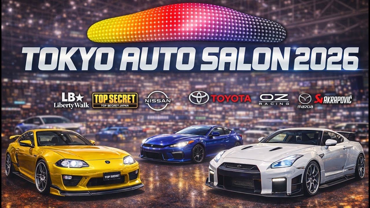 🇯🇵 TOKYO AUTO SALON 2026 🔥 🏁 #foryou #automobile #tokyoautosalon #fyp #cars 