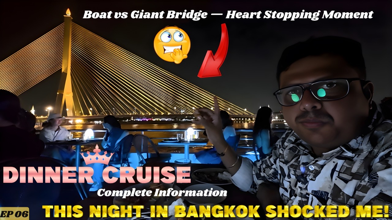Bangkok ஆபத்தான கப்பல் பயணம் 😱  | Dangerous Bangkok Dinner Cruise | Budget Tamil traveler 2026