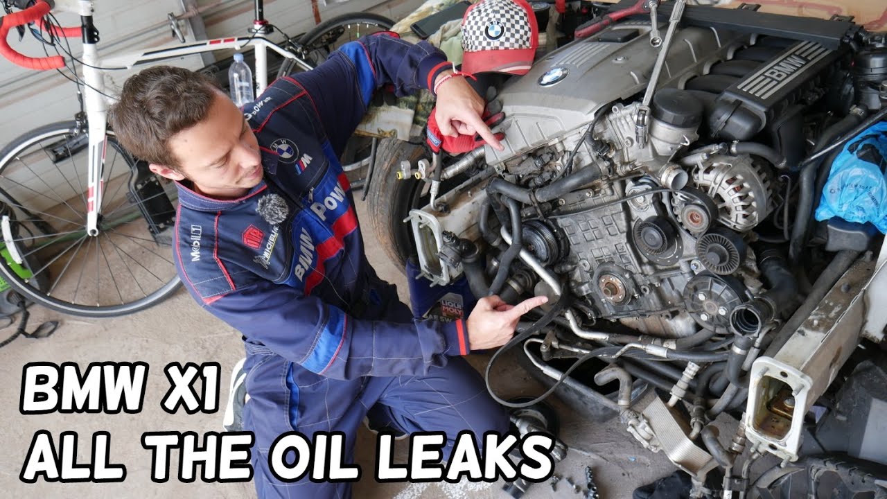 MOST COMMON OIL LEAKS BMW X1 E84, BMW X1 LEAKING OIL