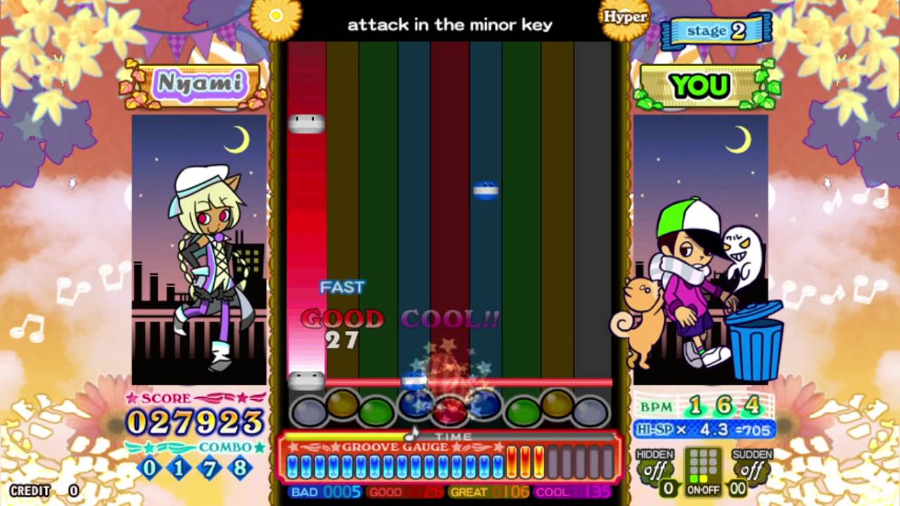 [pop'n music éclale] attack in the minor key (ELECTRO SHOCK) (H)