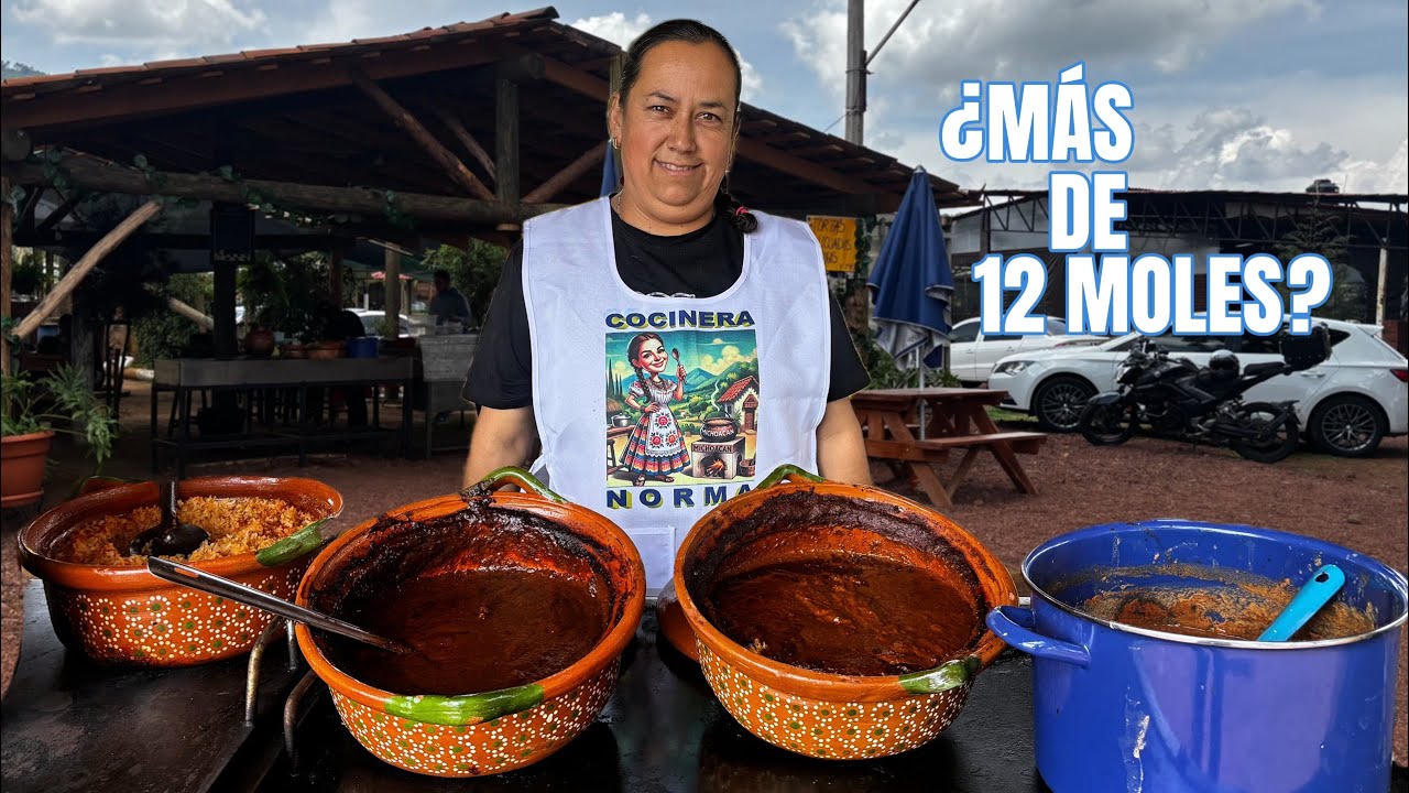 EL AUTENTICO MOLE DE IRATZIO MICHOACÁN más de 12 TIPOS DIFERENTES| LA Sra NORMA