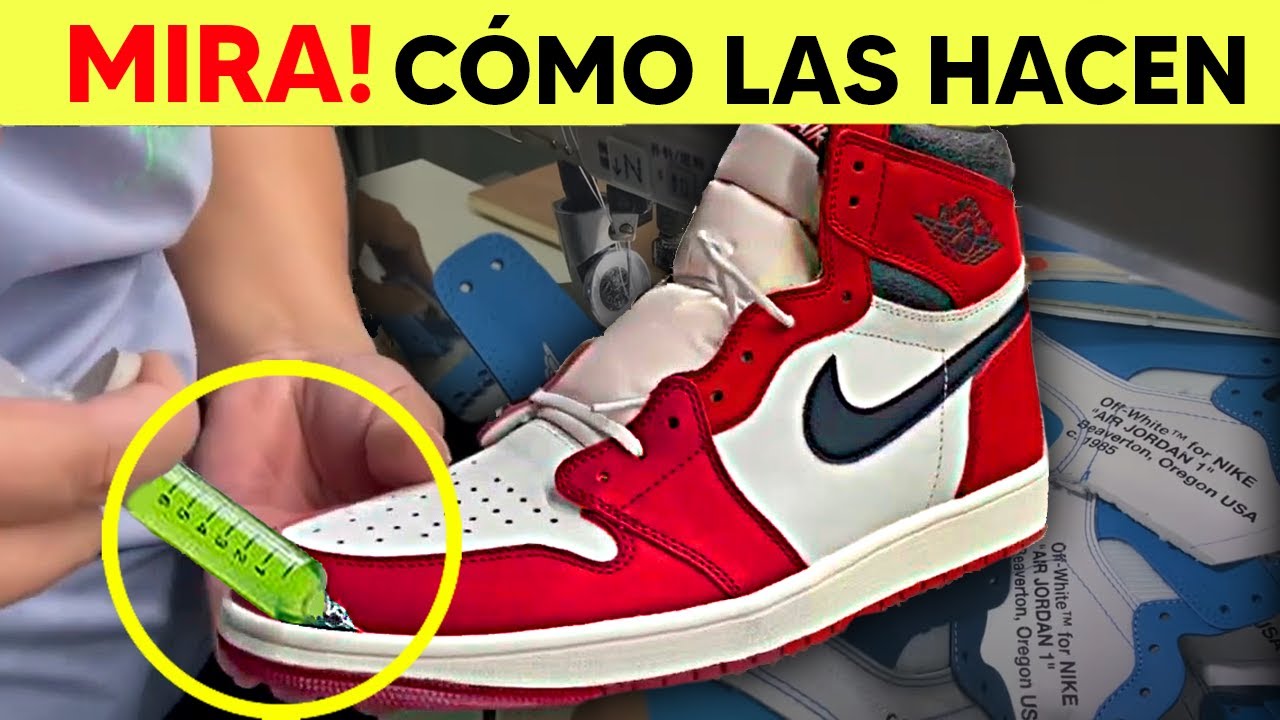 😧DESCUBRE Como se Hacen Las JORDAN [Proceso Real]