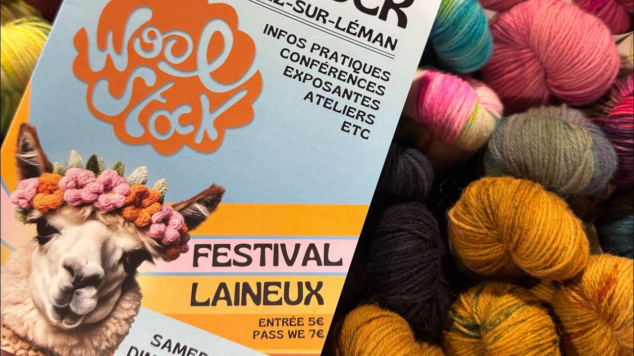 Woolstock, knitting, Pi for two, books & concerts - Eng