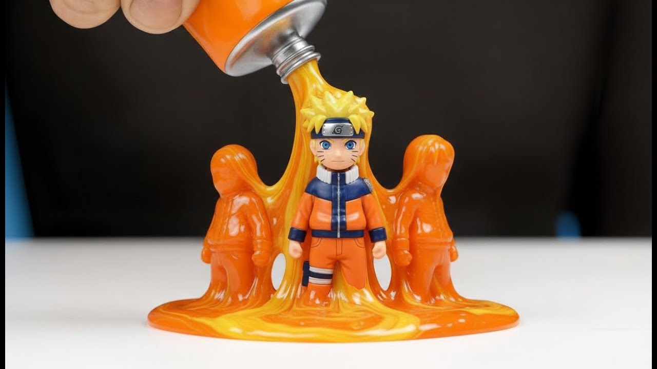 When Anime Characters Come To Life From A Tube ASMR Satisfying Transformation