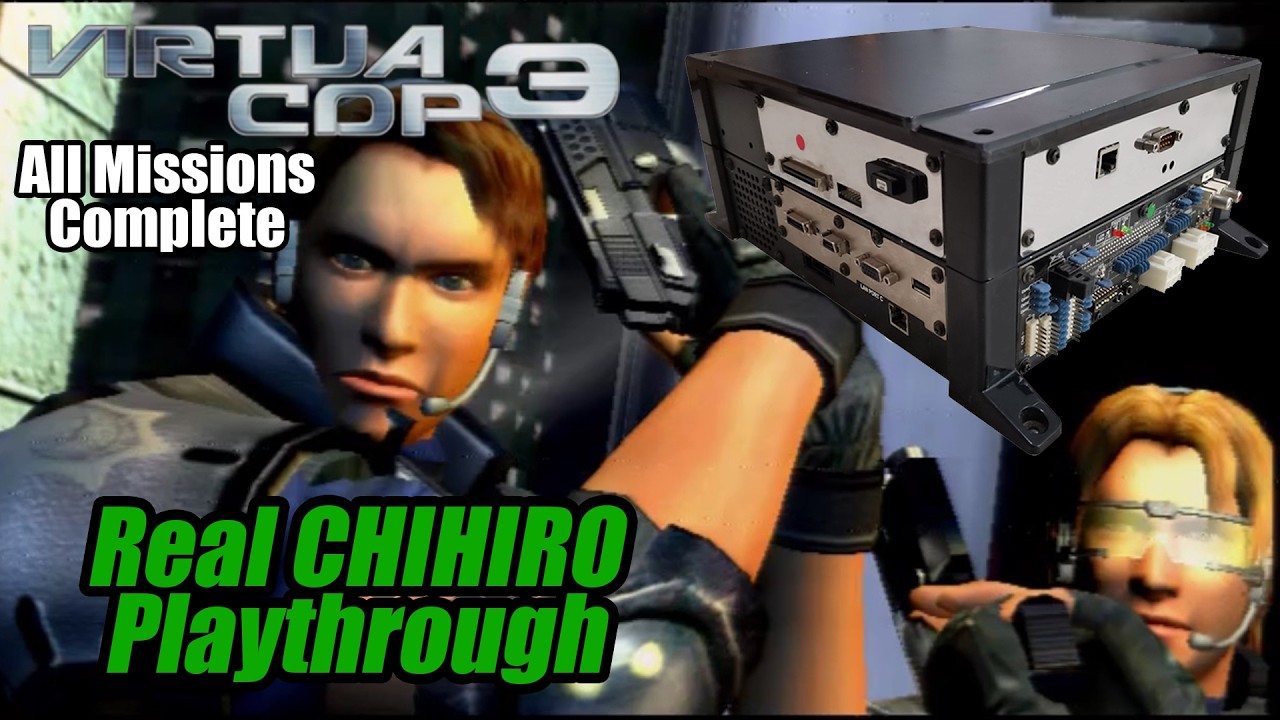 SEGA Virtua Cop 3 - Real CHIHIRO - All Missions Complete(Rapid fire)