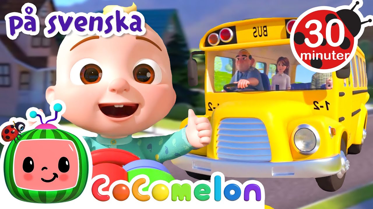 Hjulen på bussen | Sånger för Barn | CoComelon Svenska