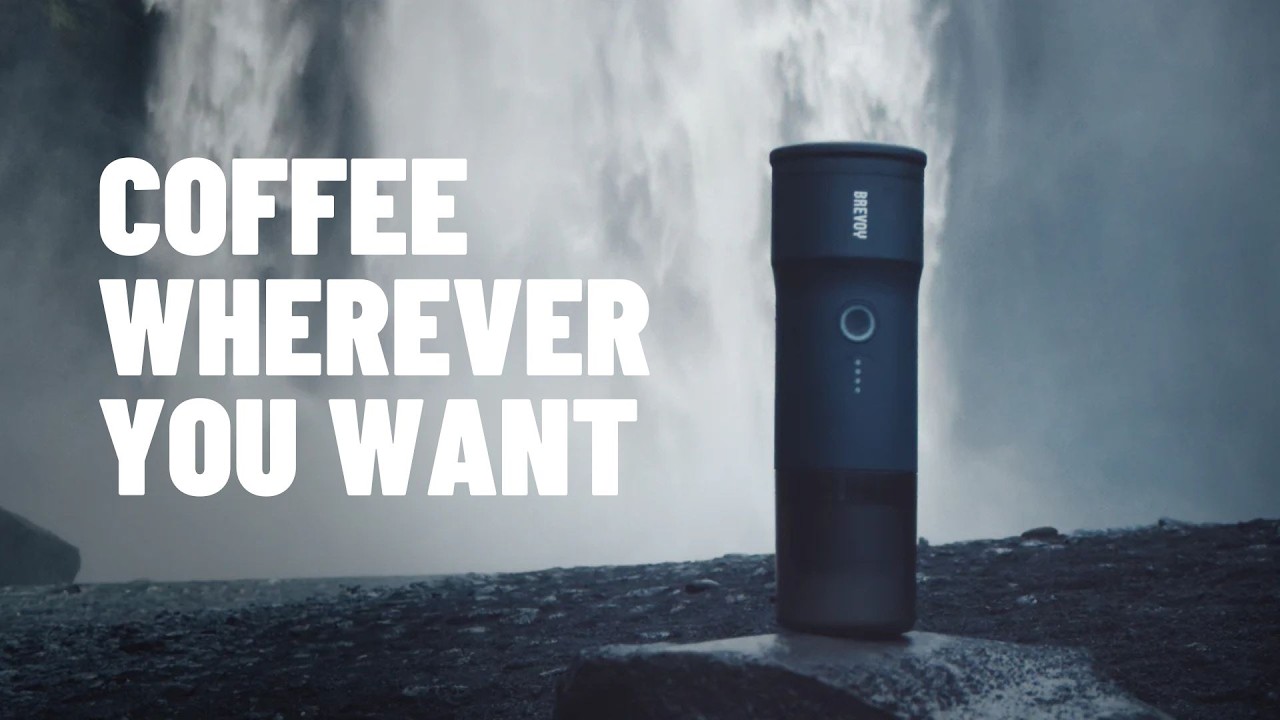 The Brevoy is the first truly portable coffee machine
