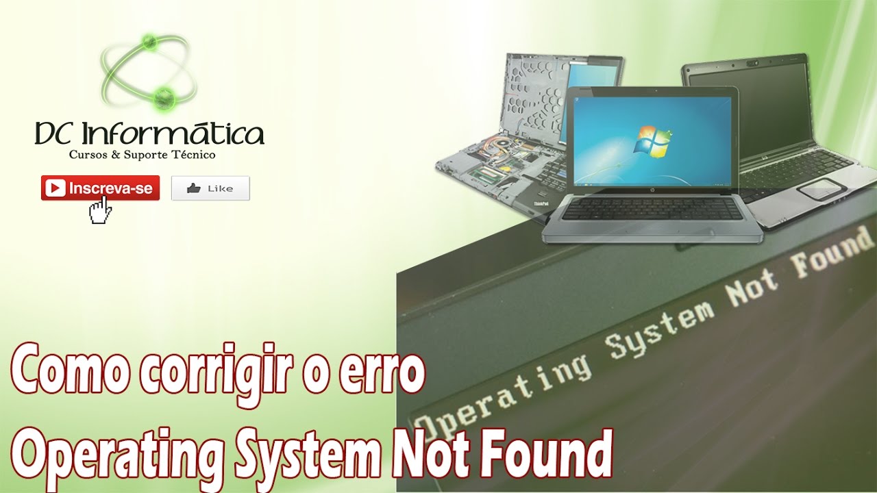 Corrigindo erro OPERATING SYSTEM NOT FOUND - Notebook ACER