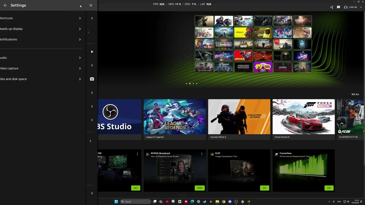 Видеокарта Nvidia RTX: как отобразить загрузку ЦП и ГП.