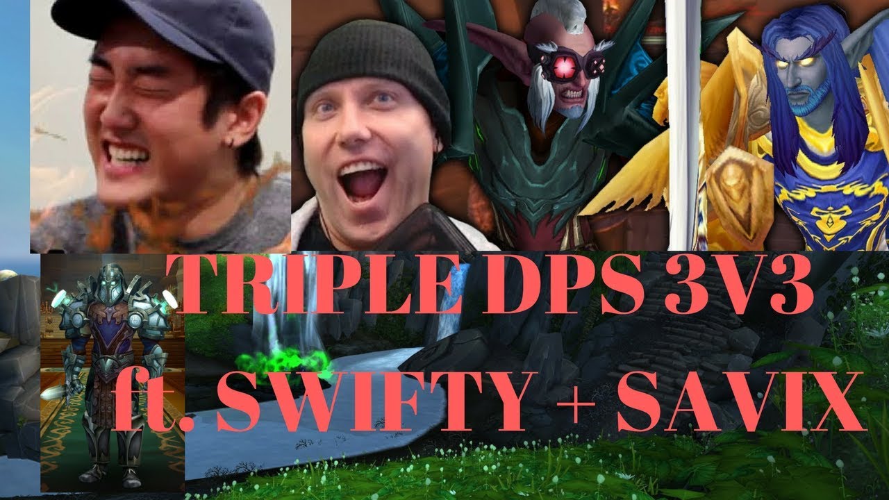 NO HEALER in 3v3 Arena 2K MMR w/ SWIFTY & SAVIX!
