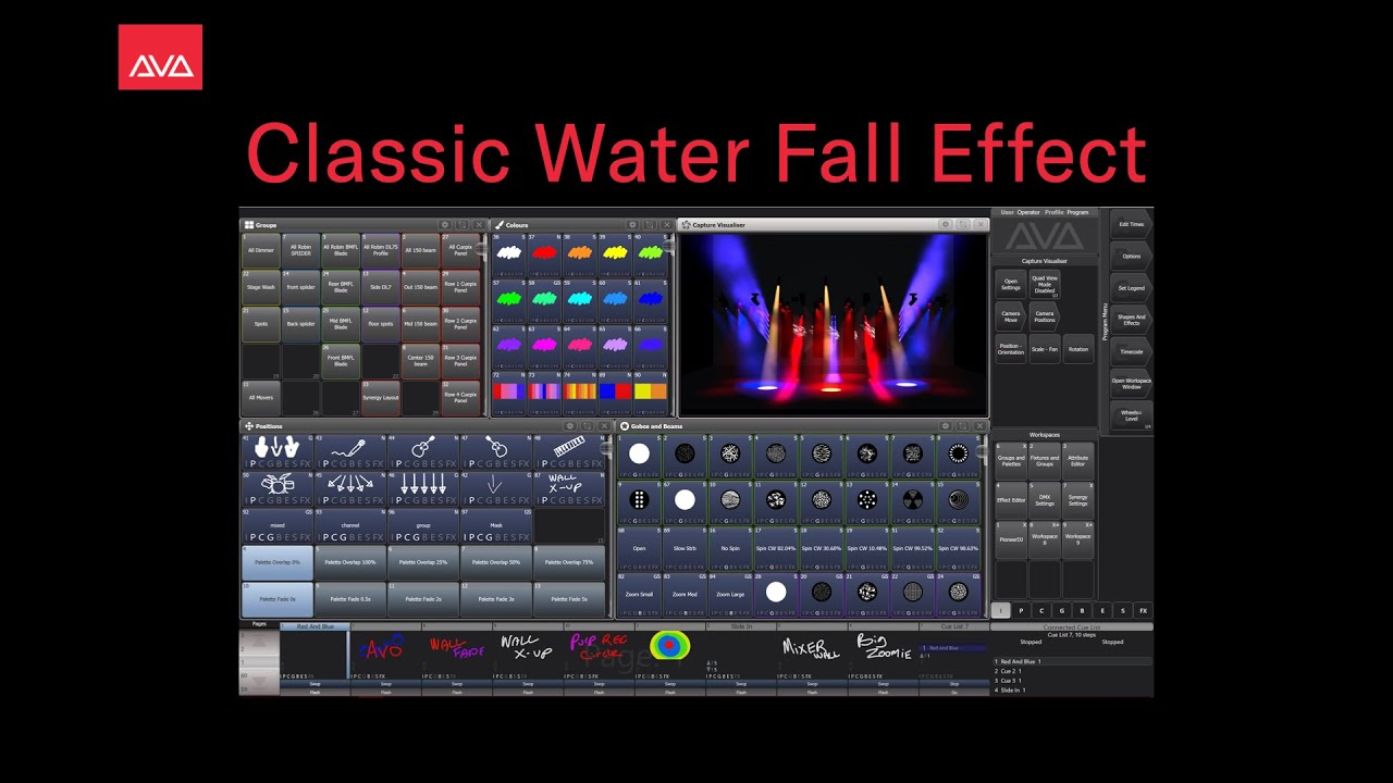 Classic Water Fall Effect