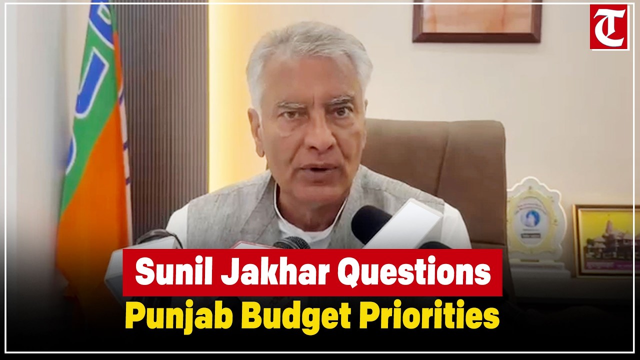 Sunil Jakhar Criticizes Punjab Government Budget, Highlights Opposition Concerns in Moga