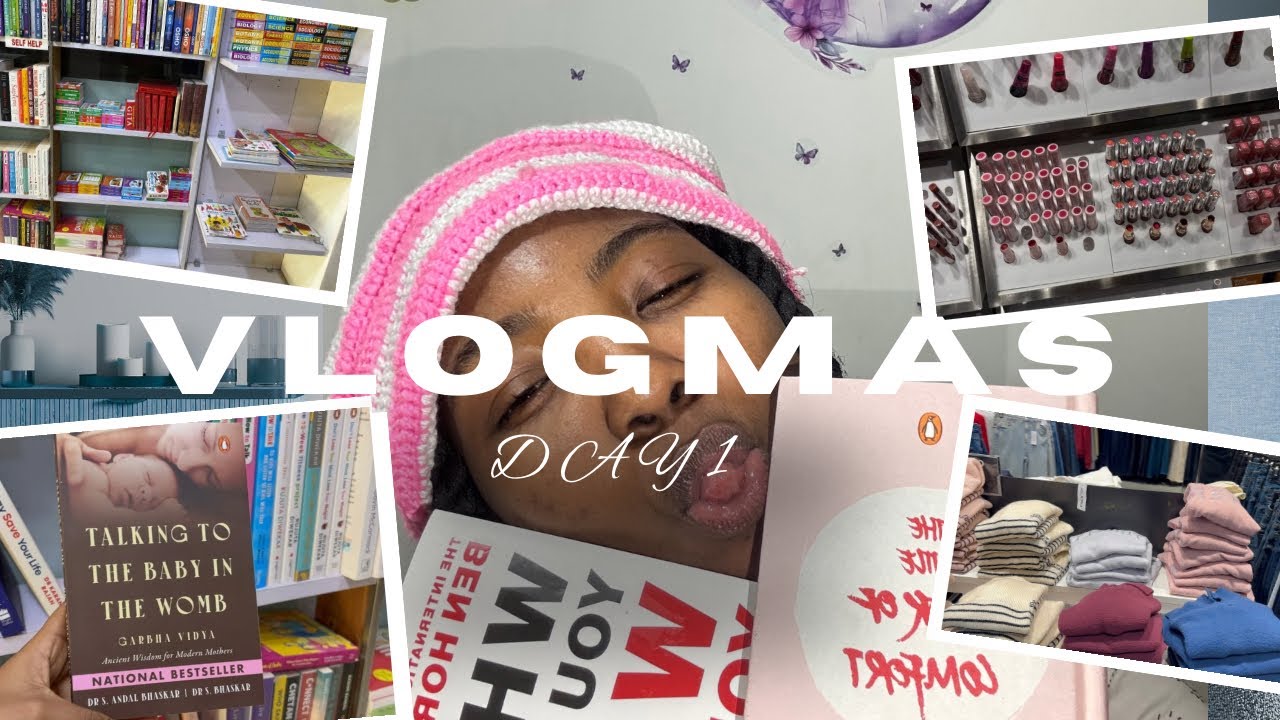 Vlogmas Day 1 ✨ My Phone Died in the City… But the Day Turned Out So Good 😭📚
