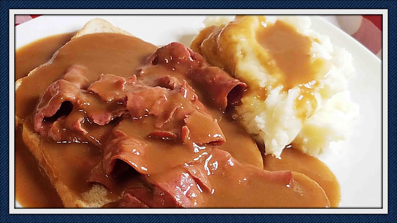 Traditional Hot Roast Beef Sandwich -- Not Just Any Old Sandwich