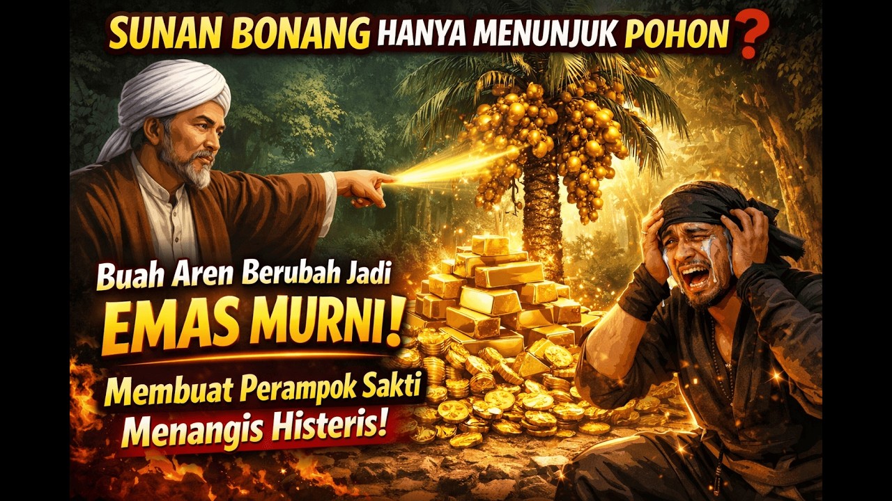 Karomah Sunan Bonang: Mengubah Buah Aren Jadi Emas Hingga Membuat Perampok Paling Kejam Bertobat.