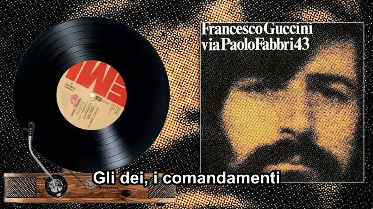 Canzone di notte n°2   Guccini   Karaoke