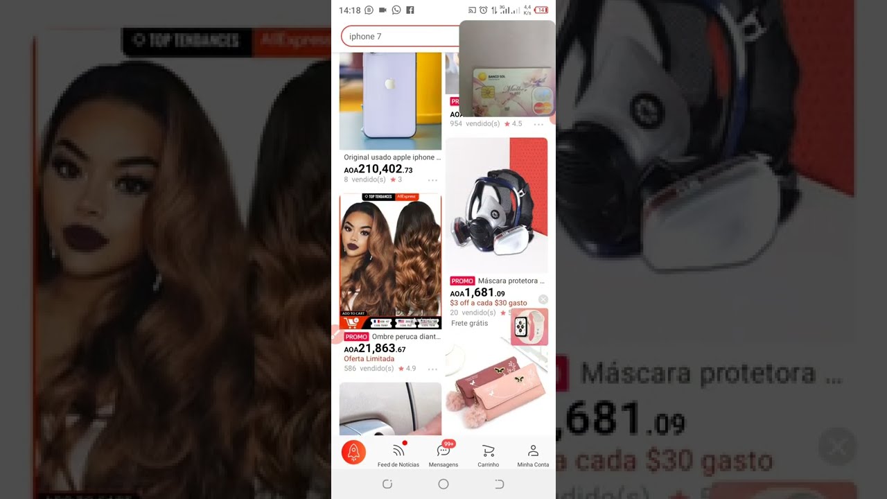 Como inserir corretamente os dados do seu cartão visa para pagar no AliExpress