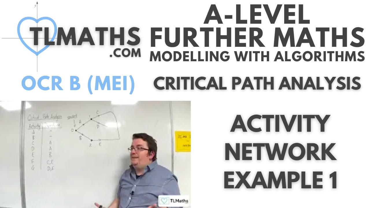 OCR MEI MwA G: Critical Path Analysis: 03 Activity Network Example 1