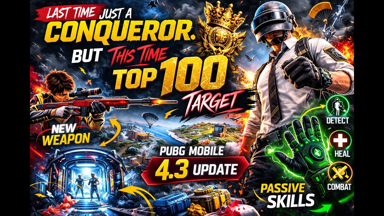 Solo Rank Push | Conqueror TOP 100 | PUBG Mobile | Day 05