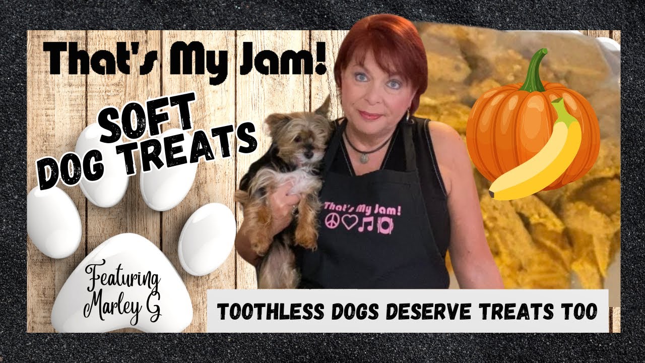 SOFT DOG TREATS WITH BANANA & PUMPKIN - Gluten Free!