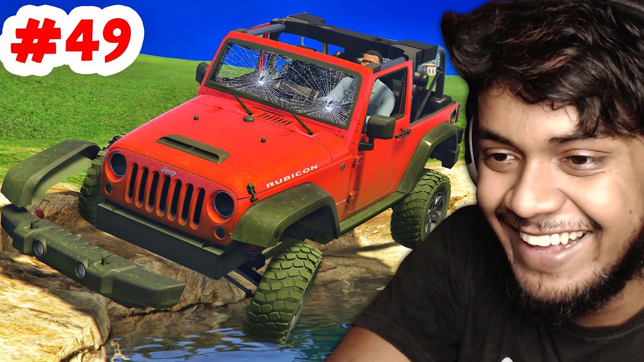 Gta5 tamil -  Driving DAMAGED JEEP - Part 49