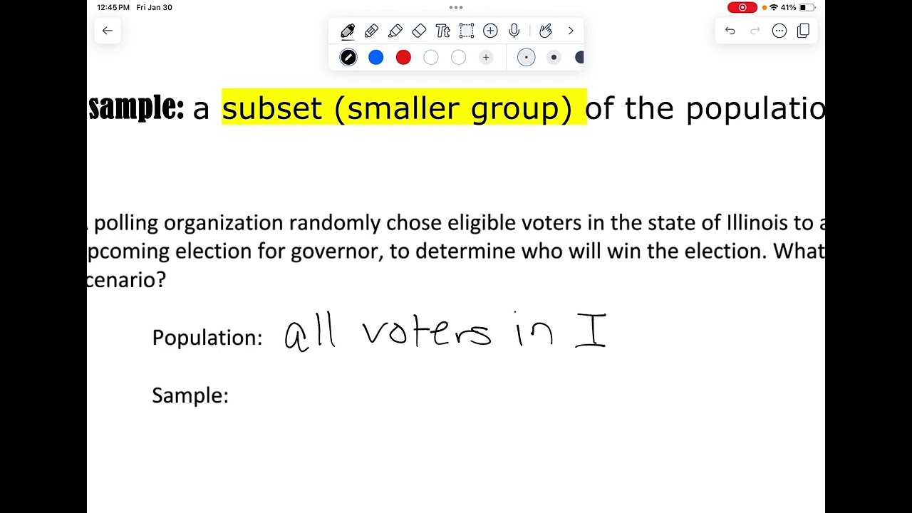 Statistical Vocabulary
