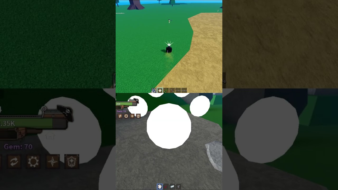 Blox fruit paw VS King legacy paw #roblox #bloxfruits #kinglegacy #shorts