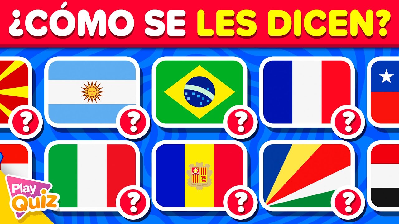 Adivina el Gentilicio del Pa&iacute;s 📚🌎🤔 | &iquest;Cu&aacute;ntos Gentilicios Conoces? | Play Quiz de Cultura General