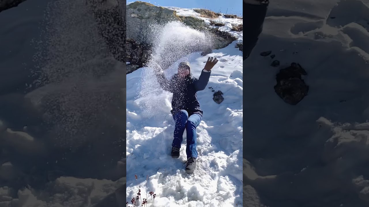 Changu lake fresh snow  #travel2021 #shorts #tsongmolake #Sikkim