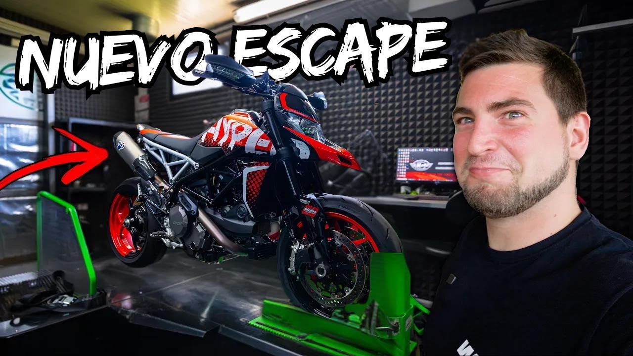 Le instalo el escape de mis sueños a la Hypermotard 950