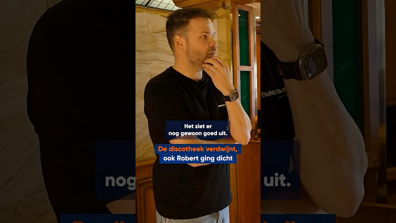 🪩 De discotheek verdwijnt, ook Robert ging dicht